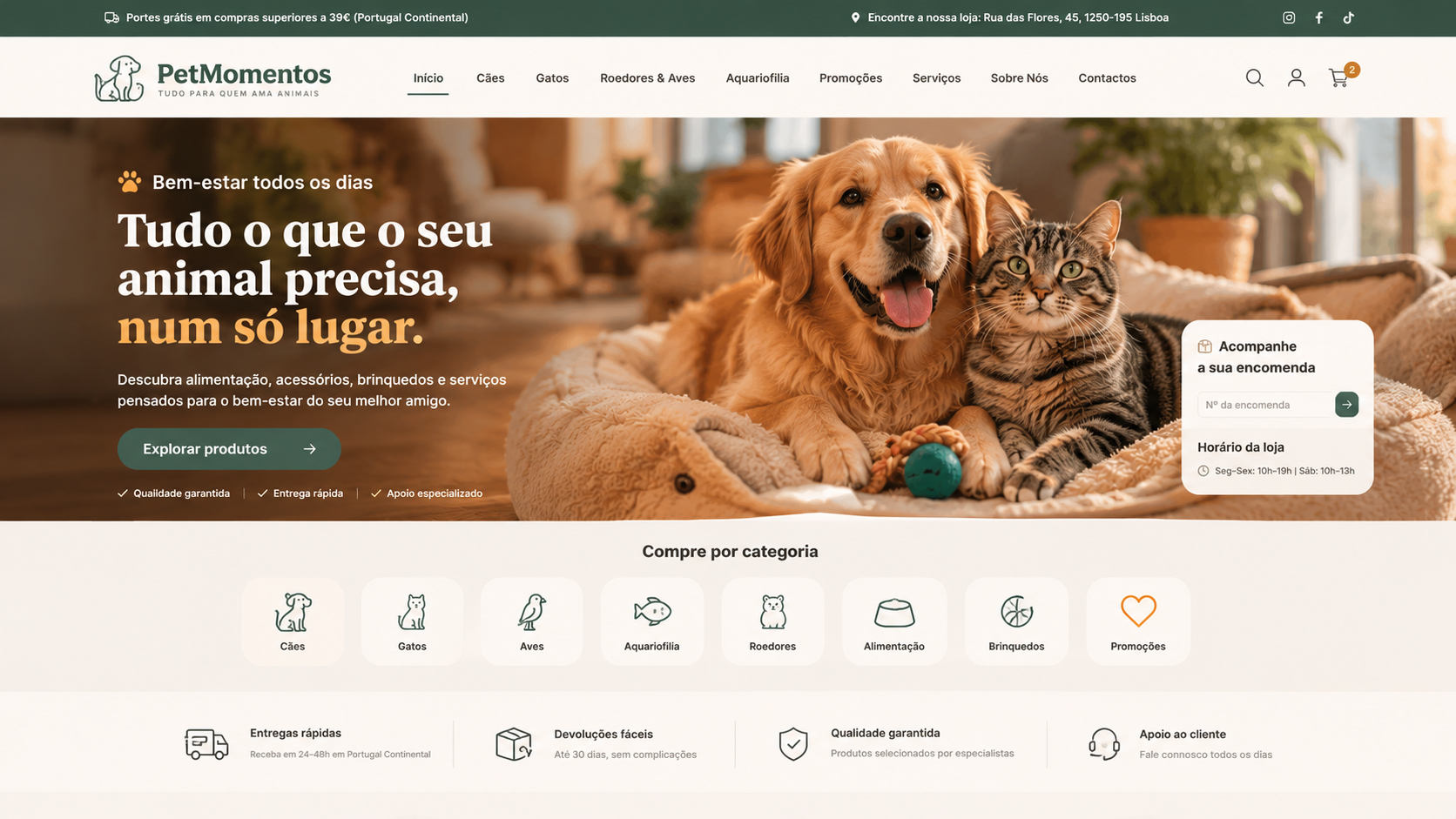 Site PetMomentos — Nova Era Media