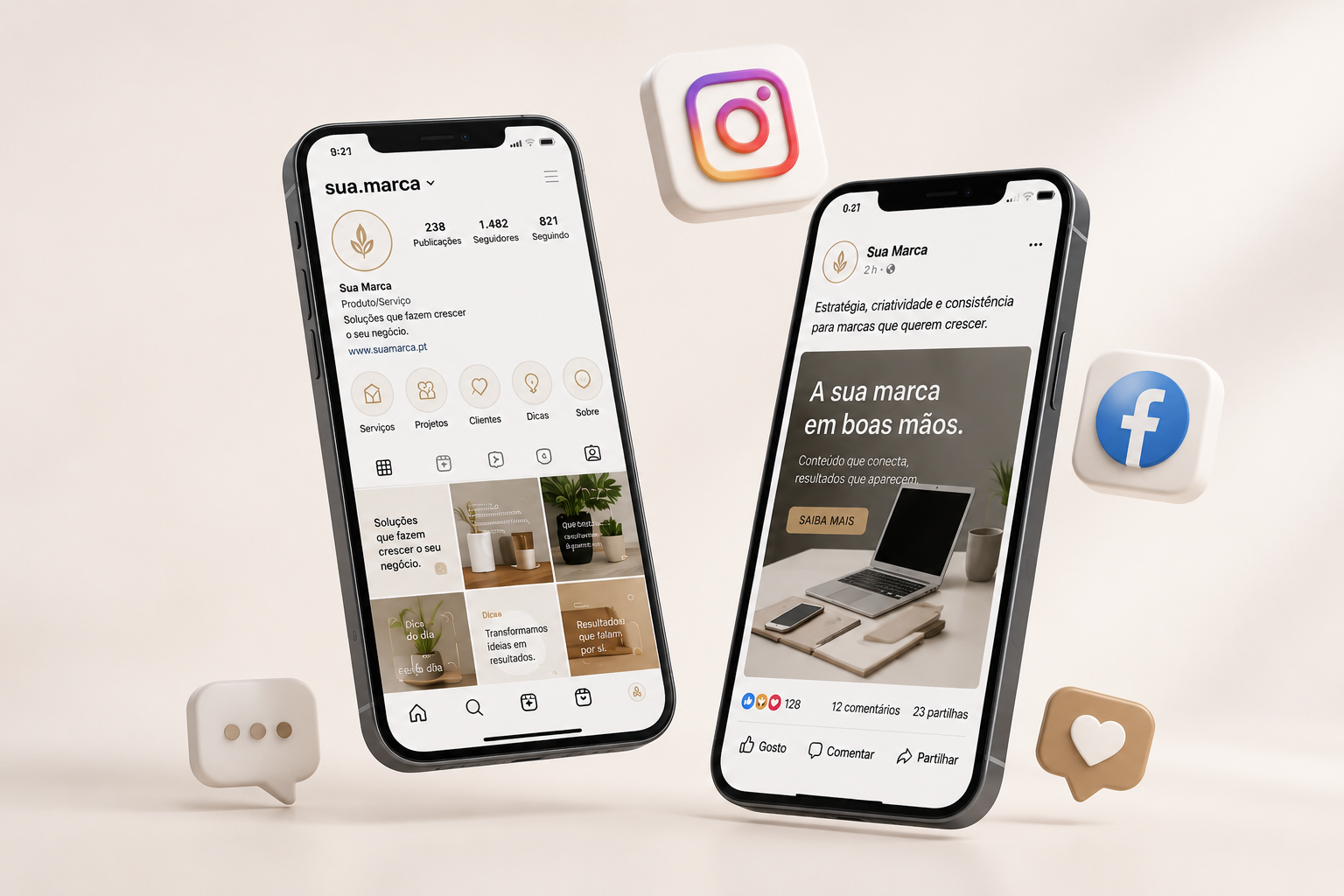 Gestão de redes sociais — Nova Era Media